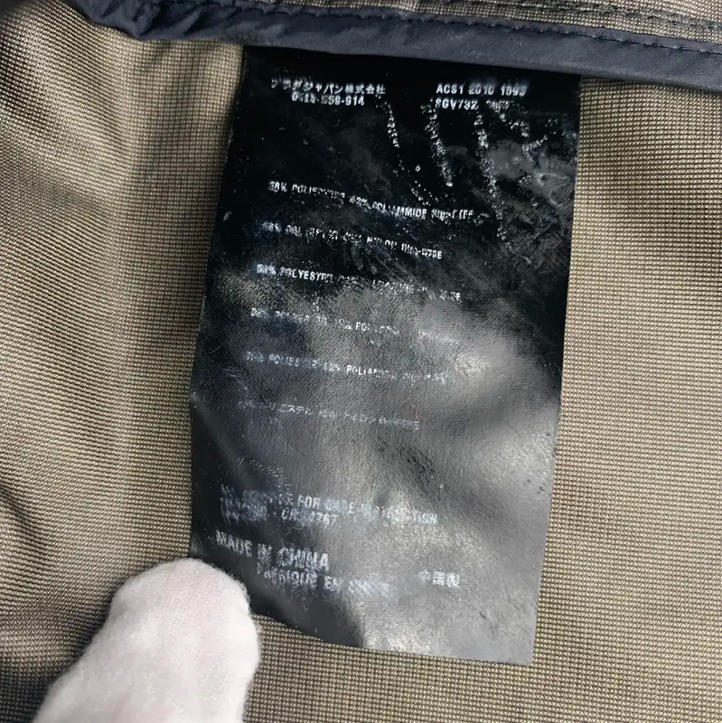 Prada Men's Black Coat in Size XS