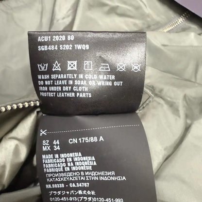 Prada Men's Gray Nylon Light Jacket