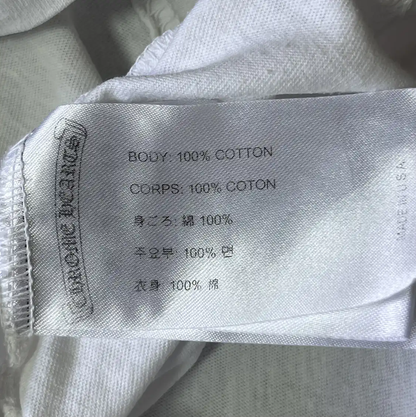 Chrome Hearts White Short Sleeve T-Shirt 0089