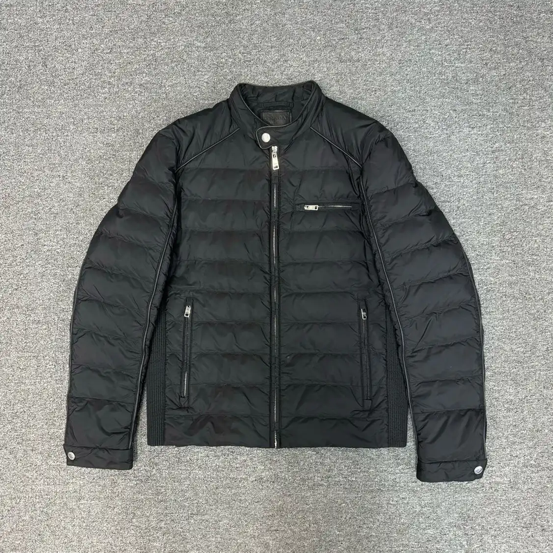 Prada Black Cotton Men's Outerwear Jacket