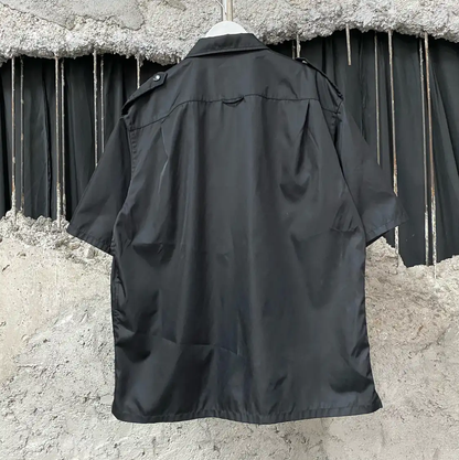Prada Black Short Sleeve Casual Shirt