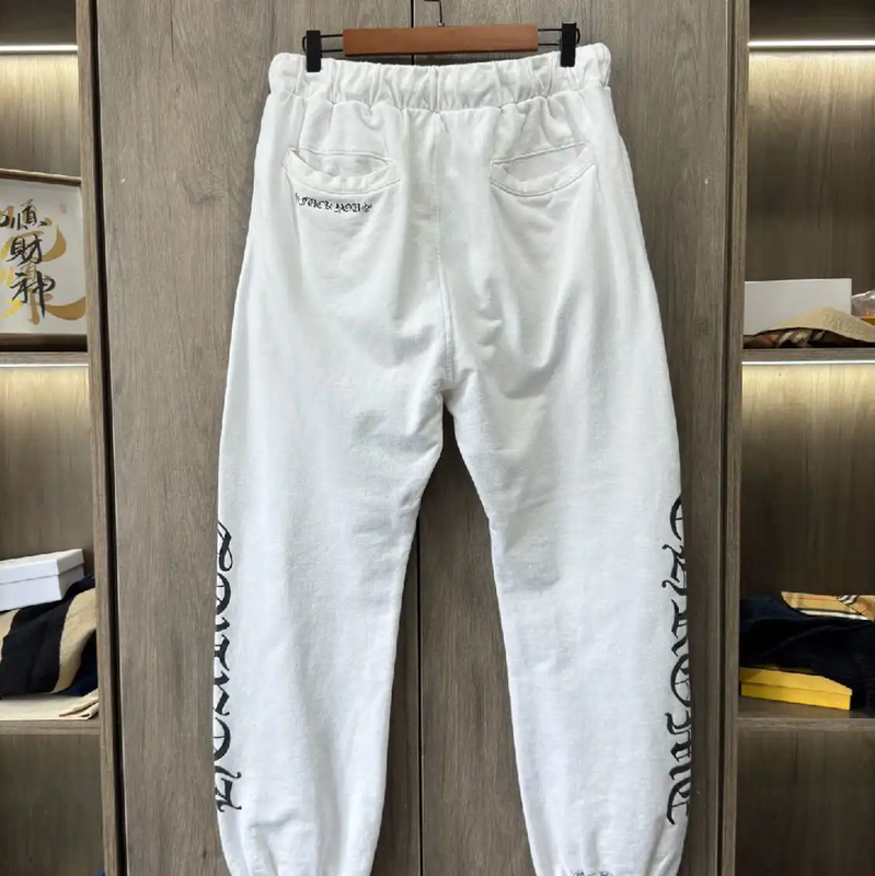 Chrome Hearts White Casual Pants for Men 0089