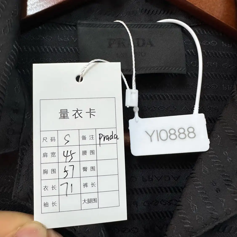 Prada Black Cotton Short Sleeve Shirt