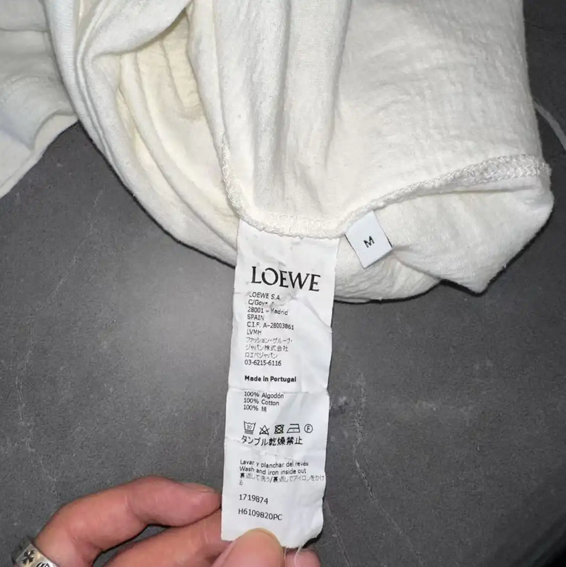 Loewe Graphic Cotton T-Shirt for Men 0089