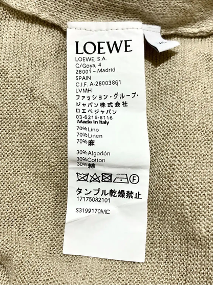 Loewe Brown Knitted Sweater for Men 0089