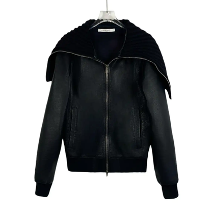 Givenchy Black Leather Men's Jacket 0089
