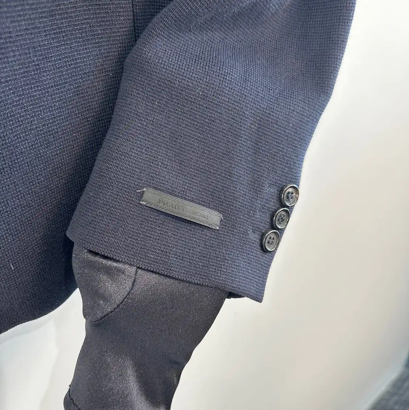 Prada Black Cotton Men's Blazer