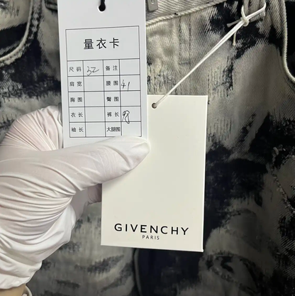 Givenchy Black Cotton Casual Pants for Men 0089