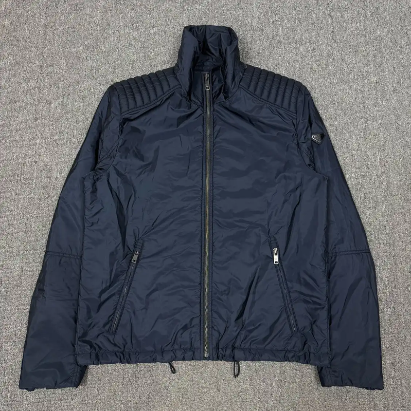 Prada Men's L Blue Cotton Jacket