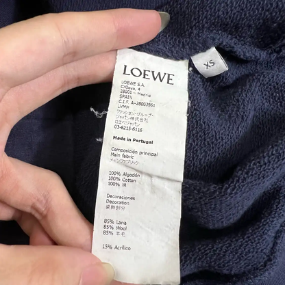 Loewe Black Cotton Men's Shirt XS Size 0089