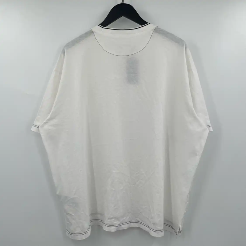 Prada Summer Men's White Cotton T-Shirt