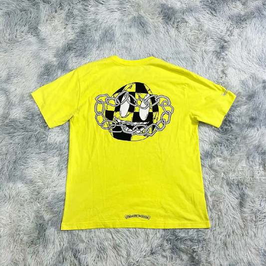 Chrome Hearts Yellow Cotton Men's T-Shirt 0089