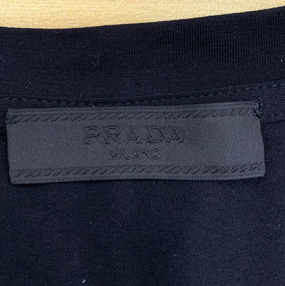 Prada Black Cotton Men's T-Shirt Size S