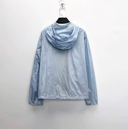 Prada Spring Autumn Light Blue Nylon Jacket