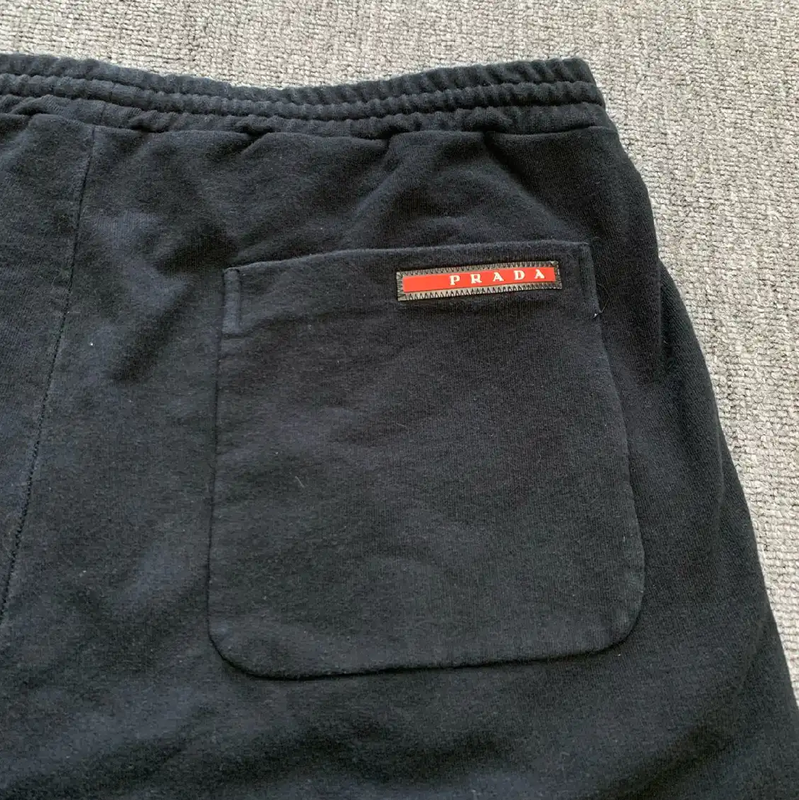 Prada Black Cotton Men's Shorts XXL