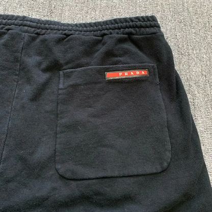 Prada Black Cotton Men's Shorts XXL