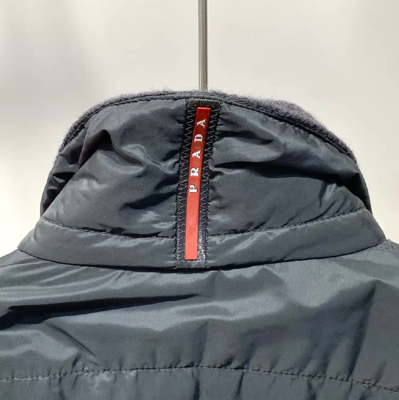 Prada Men's Black Nylon Down Jacket