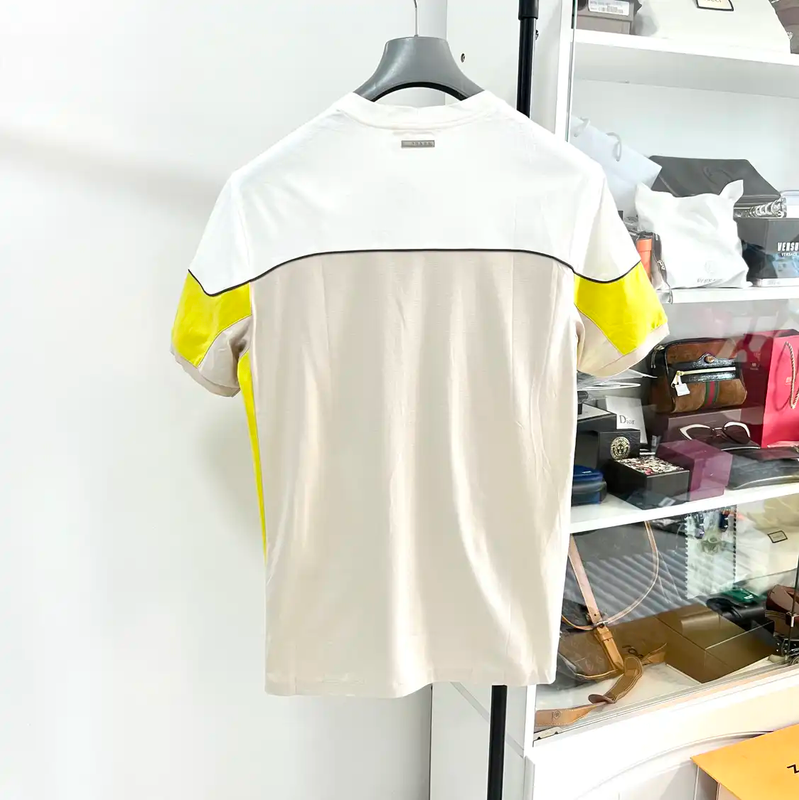 Prada Men's Summer Colorblock Cotton T-Shirt