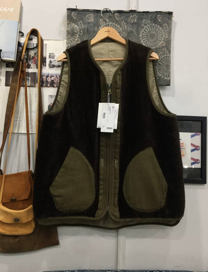 Visvim 23ss liner vest cd military