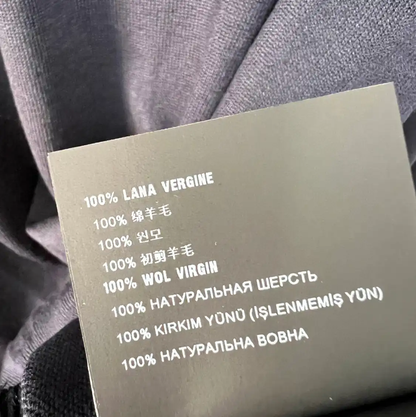 Prada Men's XXL Deep Blue Wool Sweater