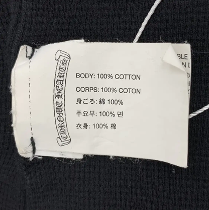 Chrome Hearts Black Cotton Zip-Up Hoodie 0089