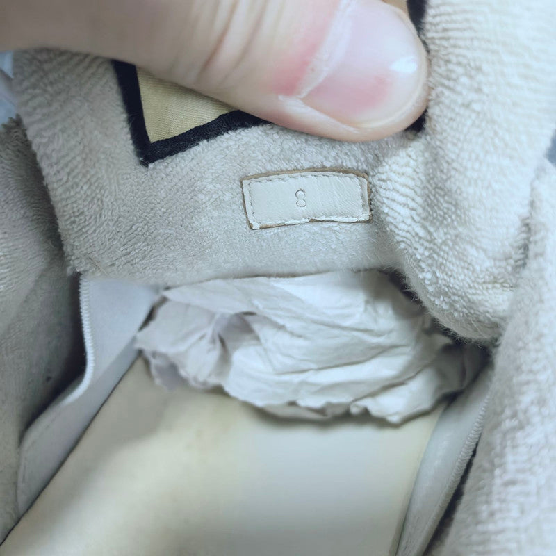 Gucci Screener Dirty Sneakers in Green and Beige 0079