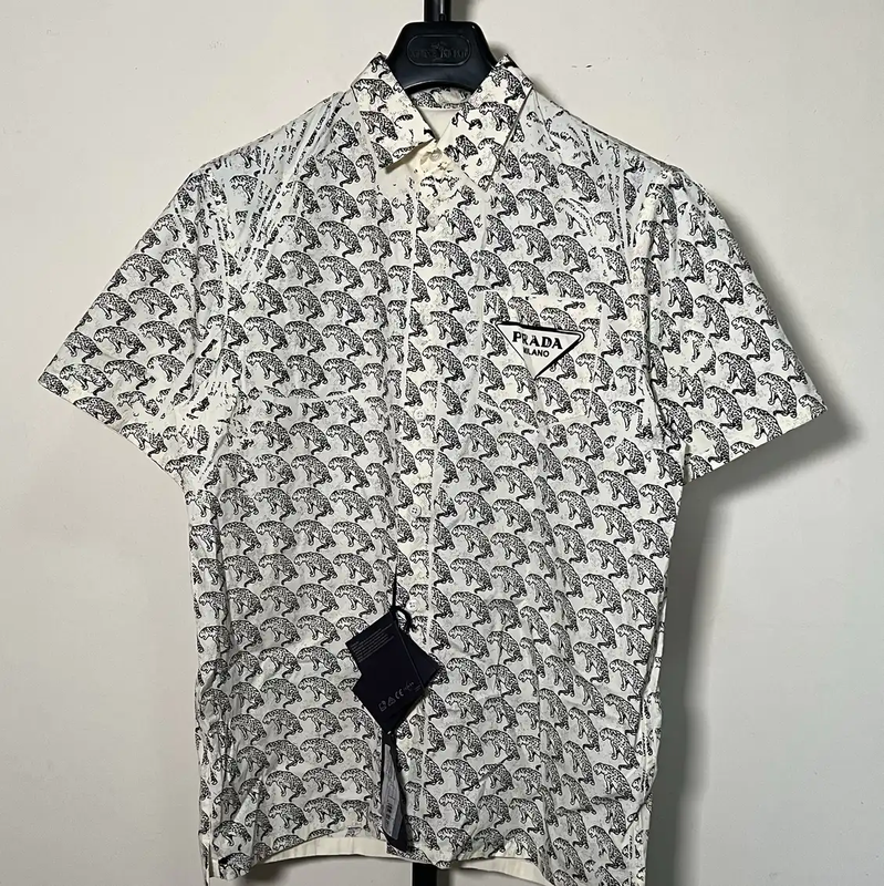Prada Short Sleeve Cotton T-Shirt for Men