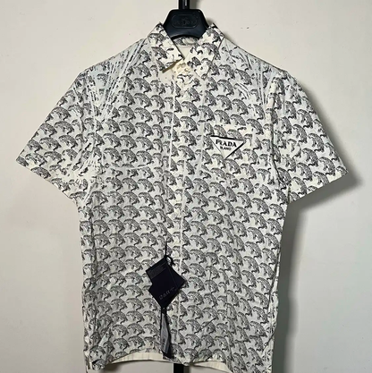 Prada Short Sleeve Cotton T-Shirt for Men