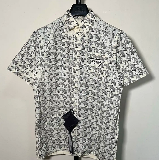 Prada Short Sleeve Cotton T-Shirt for Men