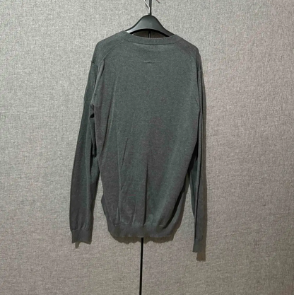 Prada Men's Grey Wool Cardigan