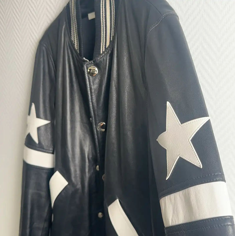 Givenchy Black Lambskin Men's Jacket 0089