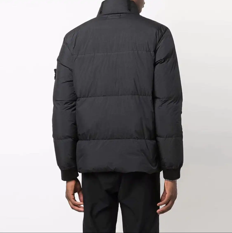 Stone Island Men's Black Down Jacket 0089