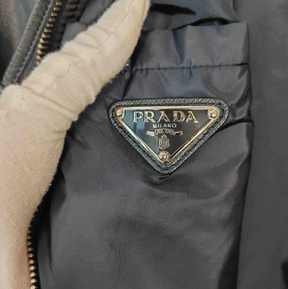 Prada Navy Blue Shell Men's Jacket