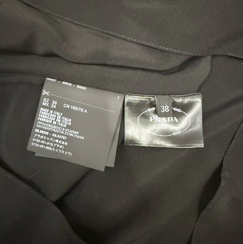 Prada Black Polyester Men's Outerwear Jacket