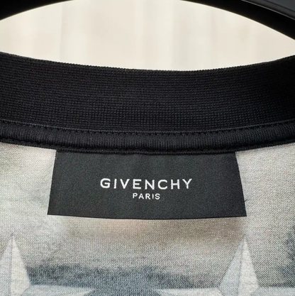 Givenchy Multicolor Cotton Print Short Sleeve Tee 0089