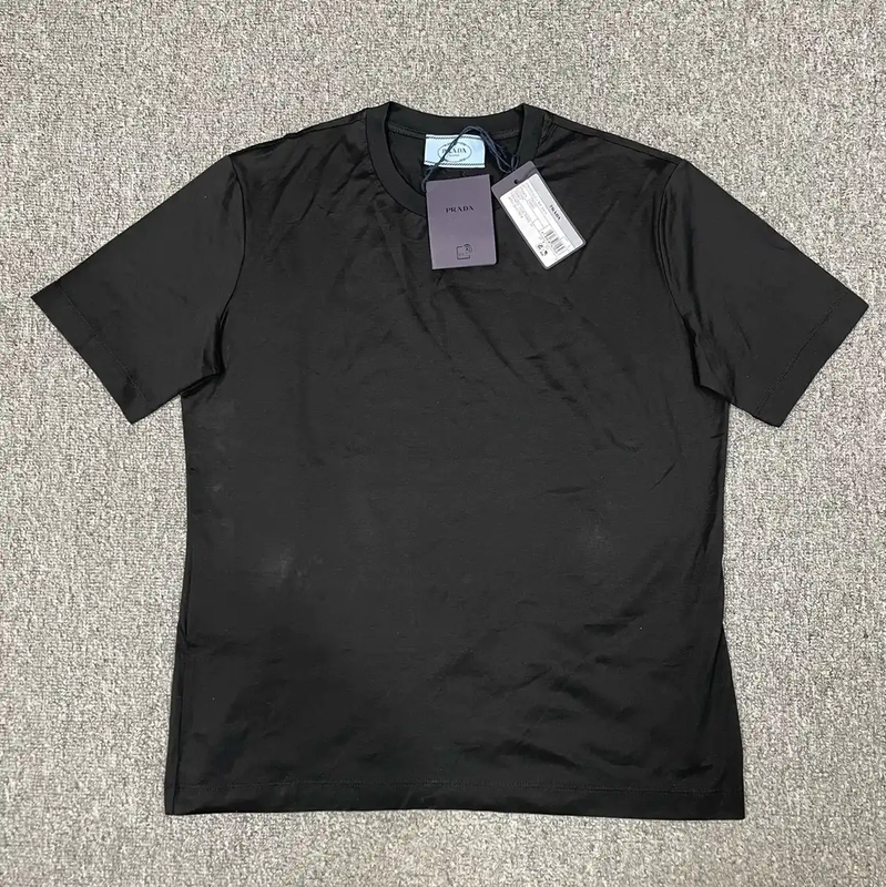 Prada Black Cotton Men's T-Shirt Size L