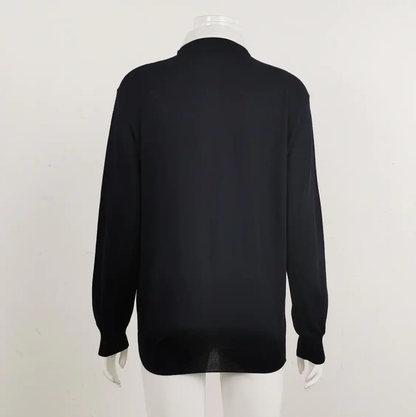 Prada Men's Black Wool Long Sleeve Knitwear
