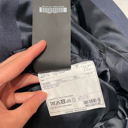 Prada Men's Blue Oversized Jacket