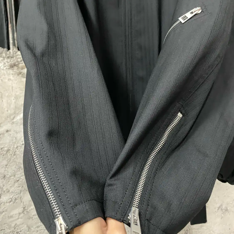 Loewe Black Long Sleeve Outerwear Jacket 0089