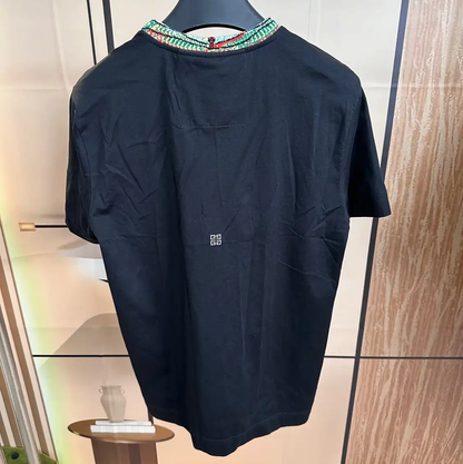 Givenchy Black Cotton Men's T-Shirt 0089