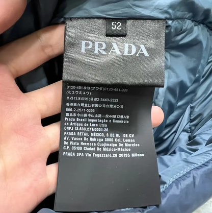 Prada Black Men's Down Jacket Size L