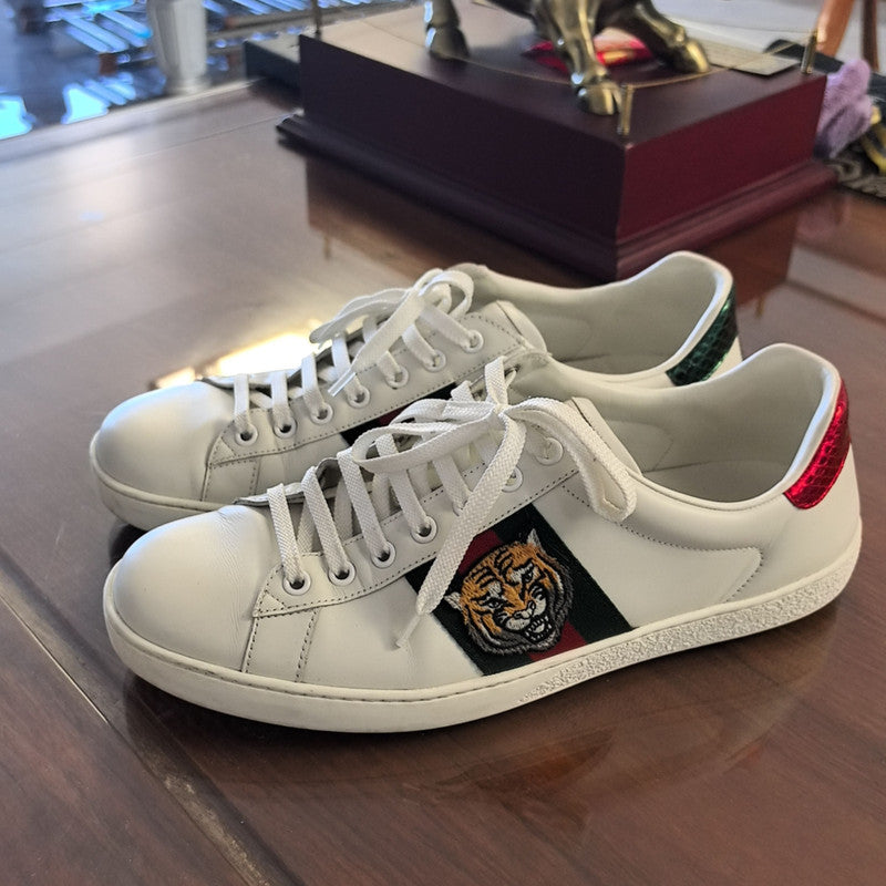 Gucci Ace Tiger Embroidered Fashion Sneakers 0079