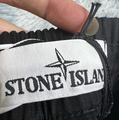 Stone Island Black Cotton Men's Shorts 0089