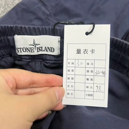 Stone Island Blue Casual Pants for Men 0089