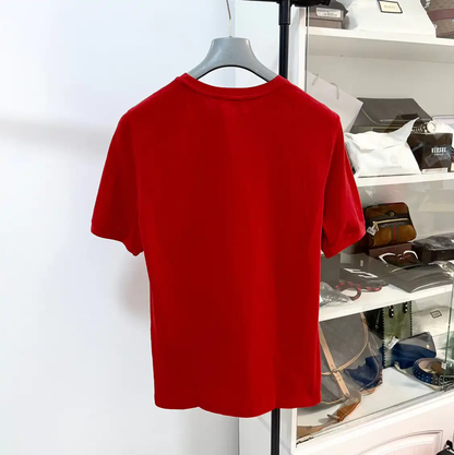 Prada Red Summer Cotton Short Sleeve T-Shirt