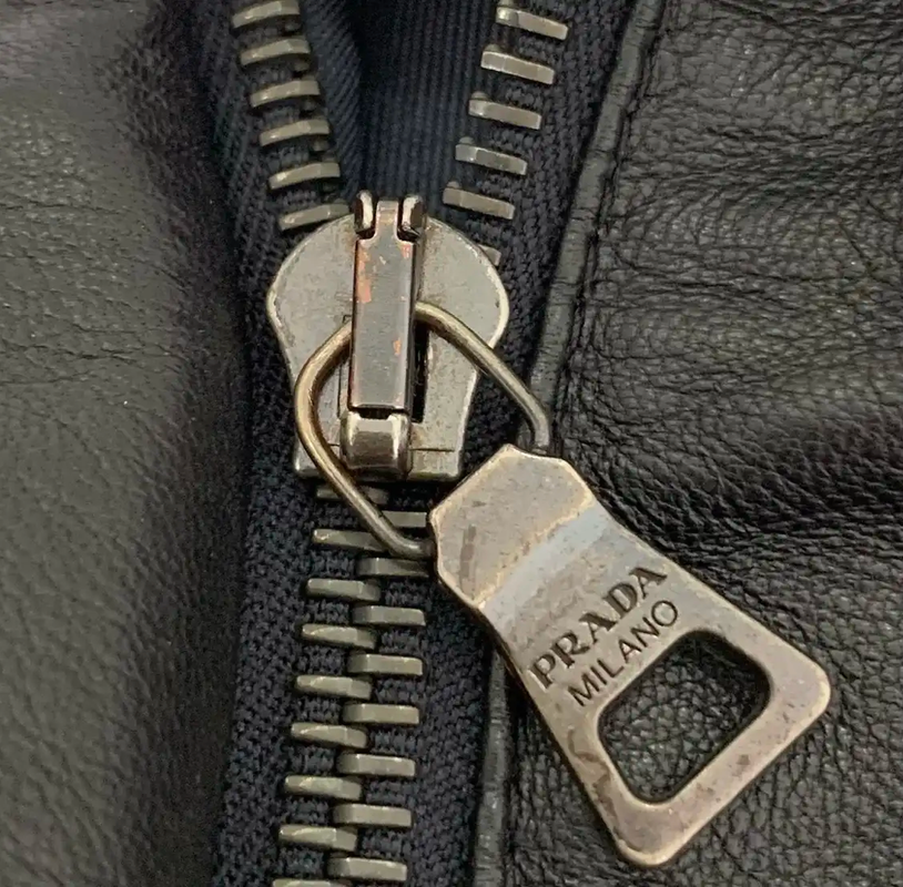 Prada Black Leather Jacket for Men