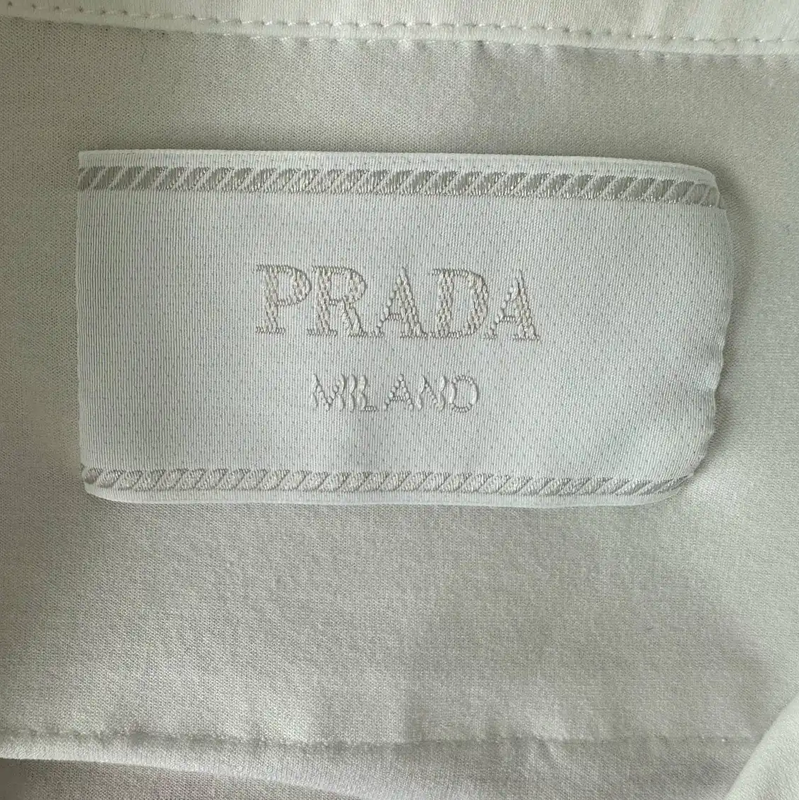 Prada Men's White Cotton T-Shirt in XXL