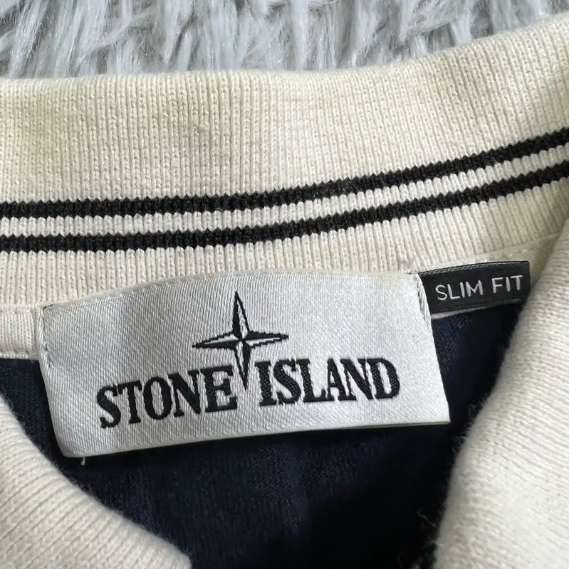 Stone Island Men's Striped Polo T-shirt 0089