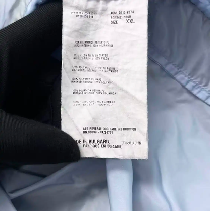 Prada Spring Autumn Light Blue Nylon Jacket