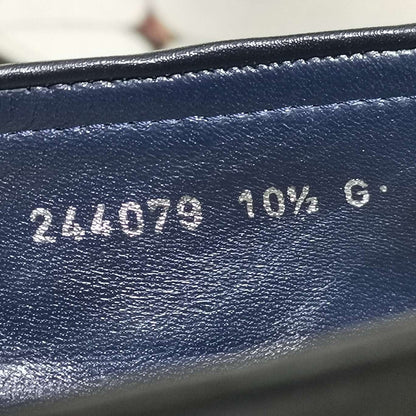 Gucci Blue GG Print Leather Loafers 0079